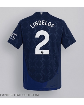 Manchester United Victor Lindelof #2 Tricou Fotbal Replică 2024-25 Barbati Deplasare
